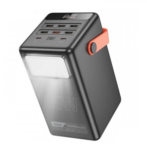 Powerbank Hoco DB03 Max Centurion 100000 mAh 65W с Led лампой